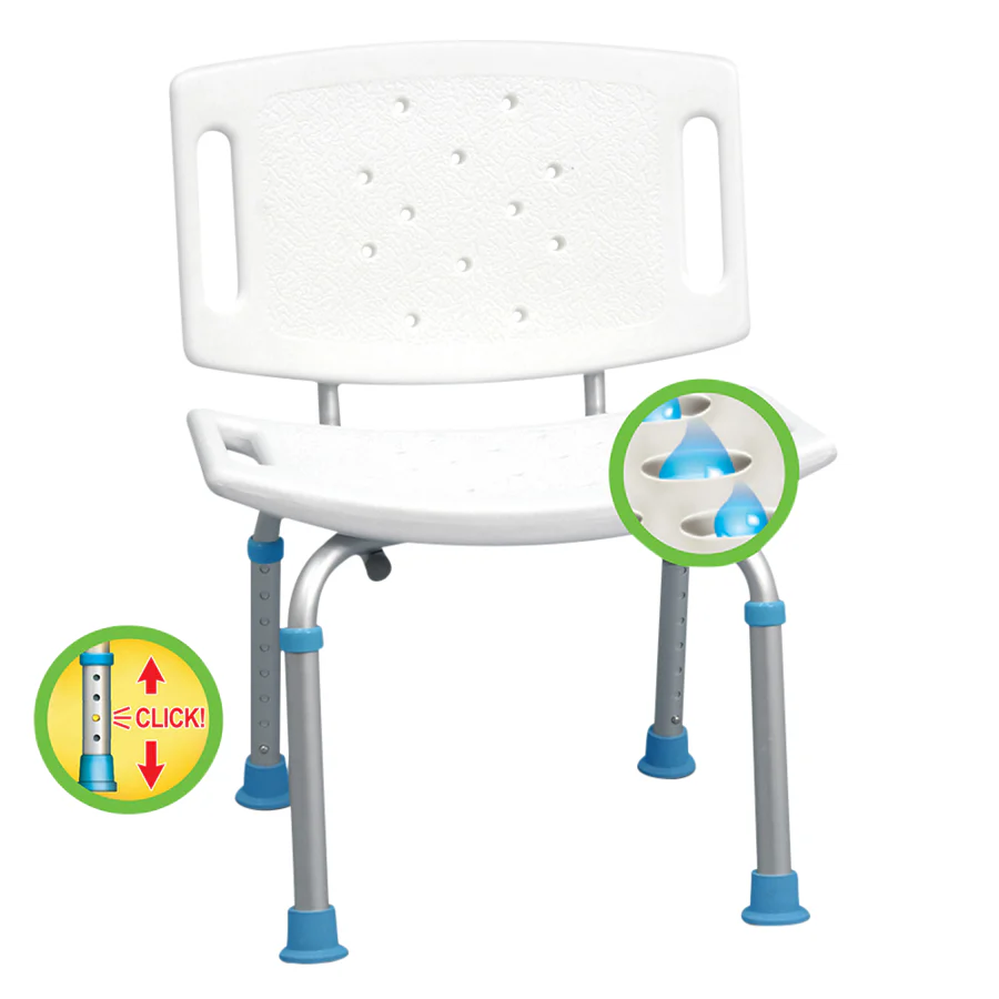 AquaSense Bath Seat With Back - Image 3