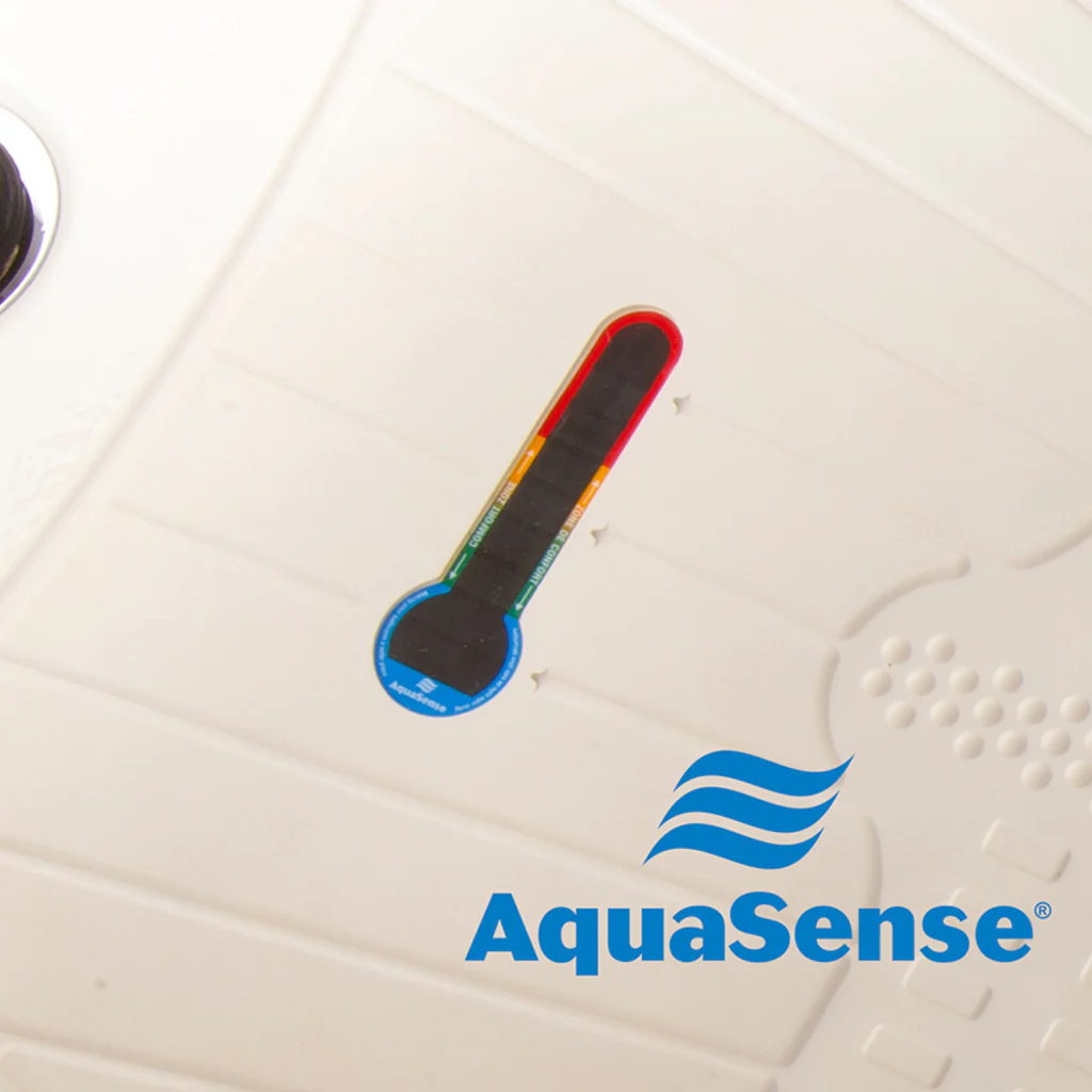 AquaSense Non-Slip Bath Mat with Built-In Temperature Indicator - Image 3