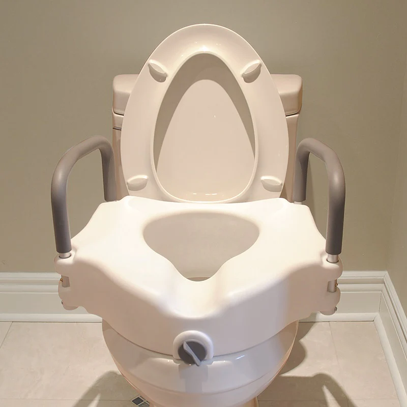 BIOS Raised Toilet Seat with Arms 4.5" - Image 2