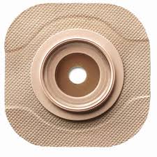 Hollister New Image 2-Piece Ceraplus Pouch Cut-To-Fit 2 1/4" Flat Skin Barrier No Tape <1 3/4" Stoma - (Item No. 15103), 5 Count