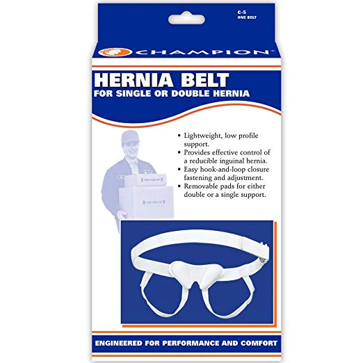 CHAMPION Hernia Belt, Double Bilateral Herniation Pad, Adjustable, Elastic - Image 3