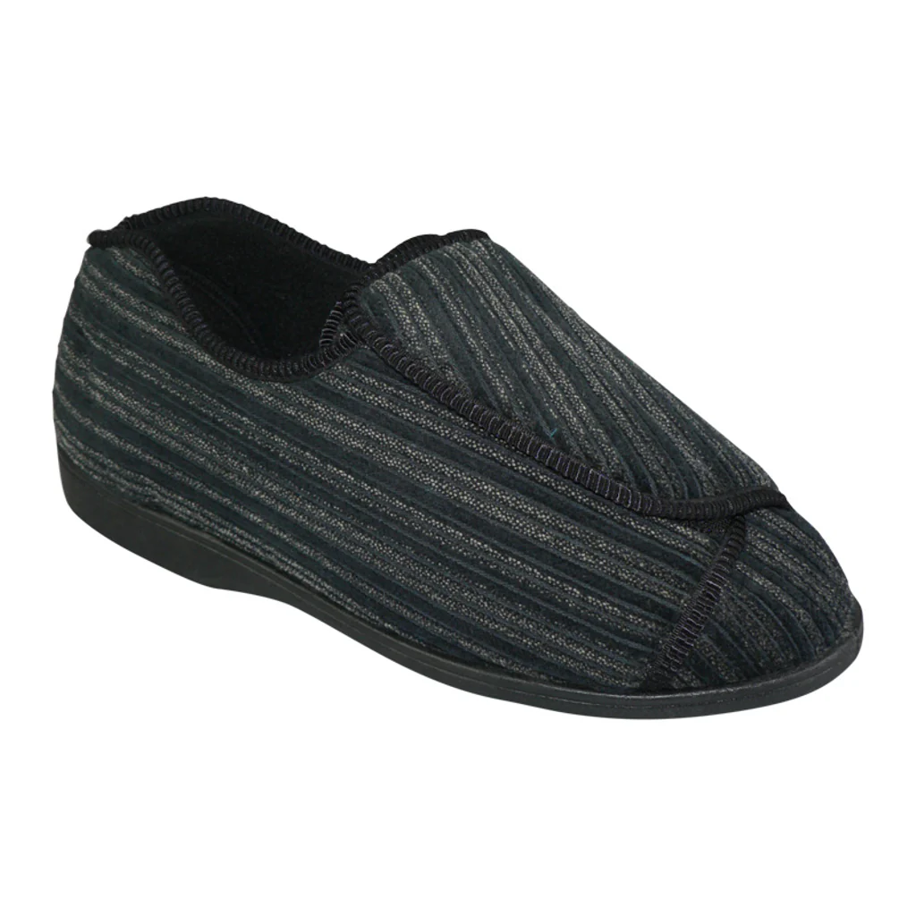 CLINIC Comfort System Men’s Clinic Slipper, Black, 11