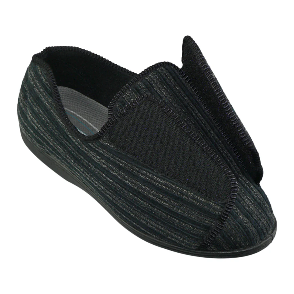 CLINIC Comfort System Men’s Clinic Slipper, Black, 11 - Image 4