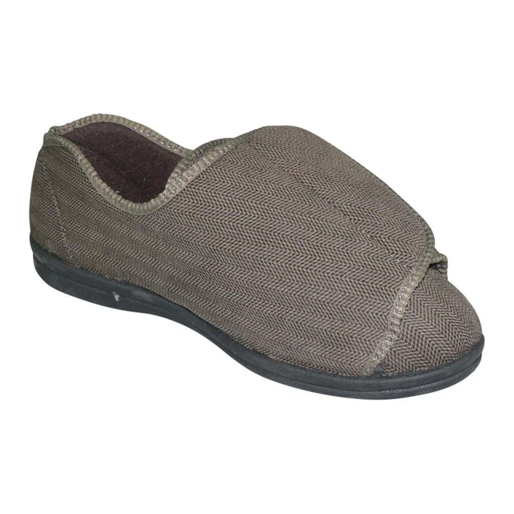 CLINIC Comfort System Men’s Clinic Slipper, Brown, 10 - Image 2