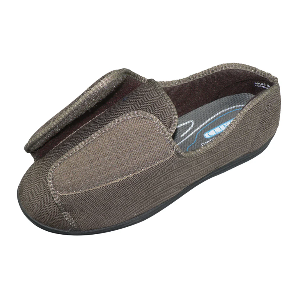 CLINIC Comfort System Men’s Clinic Slipper, Brown, 10 - Image 4