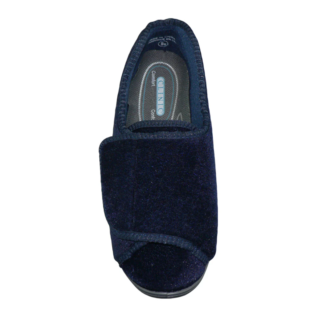 CLINIC Comfort System Women’s Clinic Slipper, Navy, 8 - Image 3