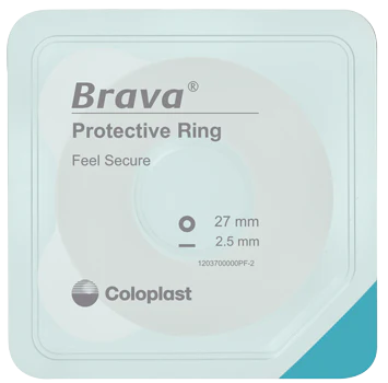 Coloplast Brava Wide Adhesive Protective Rings 18Mm Id 64Mm Od 4.2Mm Thick - (12048), 10 Count