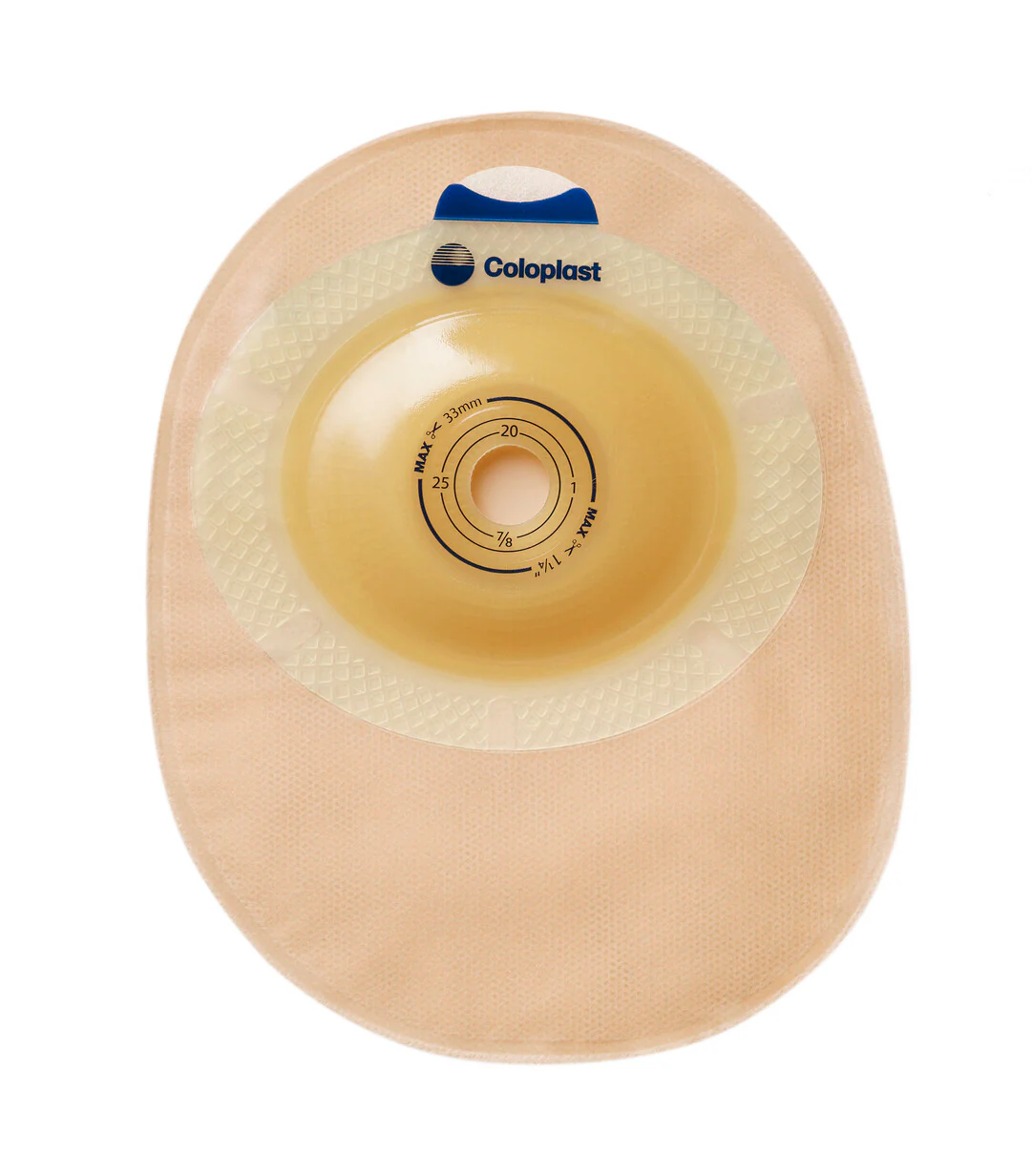 Coloplast Sensura 1-Piece Convex Light Transparent Closed Pouch, Cut-To-Fit Up To 1 1/4In (33Mm) - (Item No.15405), 10 Count