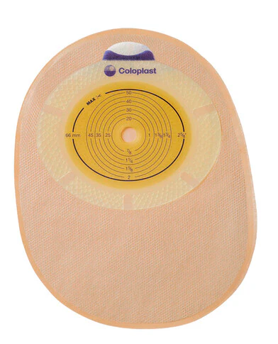 Coloplast Sensura 1-Piece Opaque Closed Pouch, Cut-To-Fit Up To 3In (76Mm) - (Item No.15480), 30 Count
