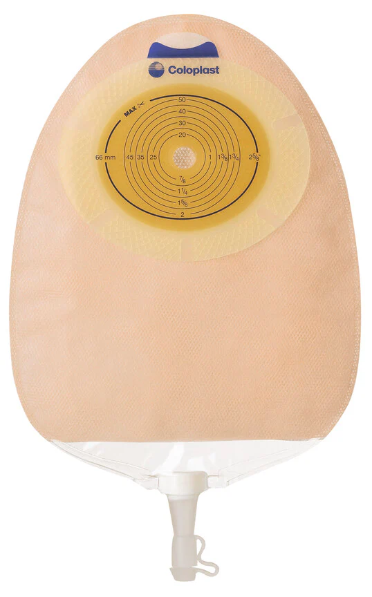 Coloplast Sensura 1-Piece Urostomy Opaque Pouch, Cut-To-Fit Up To 3In (76Mm) - (Item No.11802), 10 Count