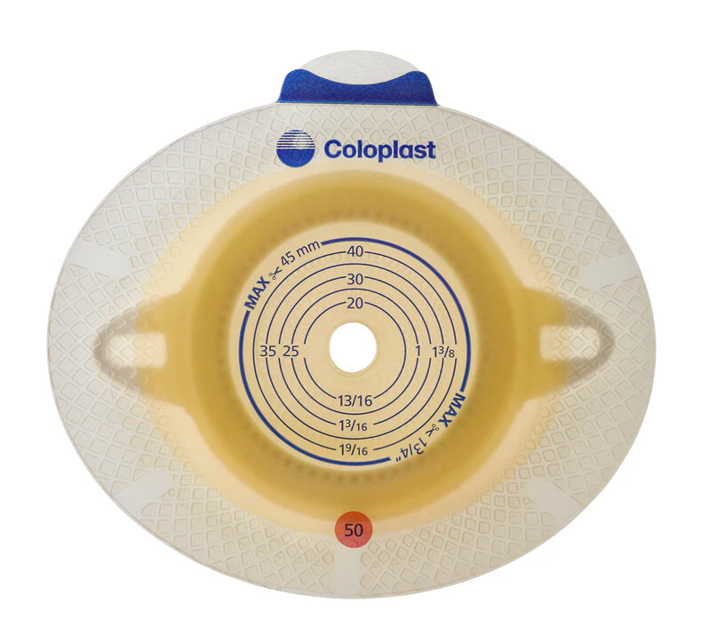 Coloplast Sensura Click Xpro Skin Barrier, Flange Size 2 3/8In (60Mm) Cut-To-Fit Up To 2 1/8In (55Mm) - (Item No.10035), 5 Count