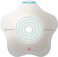 Coloplast Sensura Mio 2 Piece Concave Click Skin Barrier Cut-To-Fit 70Mm(10-65Mm) - (Item No. 18530), 5 Count