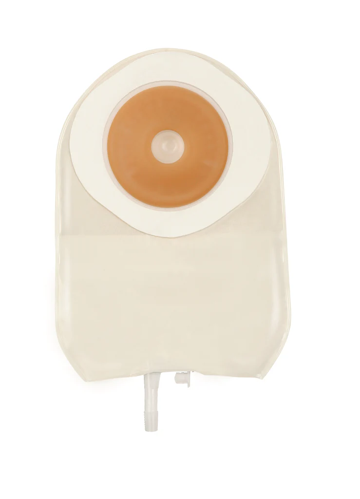 convatec Activelife Flexible Durahesive Convex 1Pc 9" Urostomy Pouch W/ Bendable Tap Pre-Cut 25Mm - (Item No.125365), 10 Count