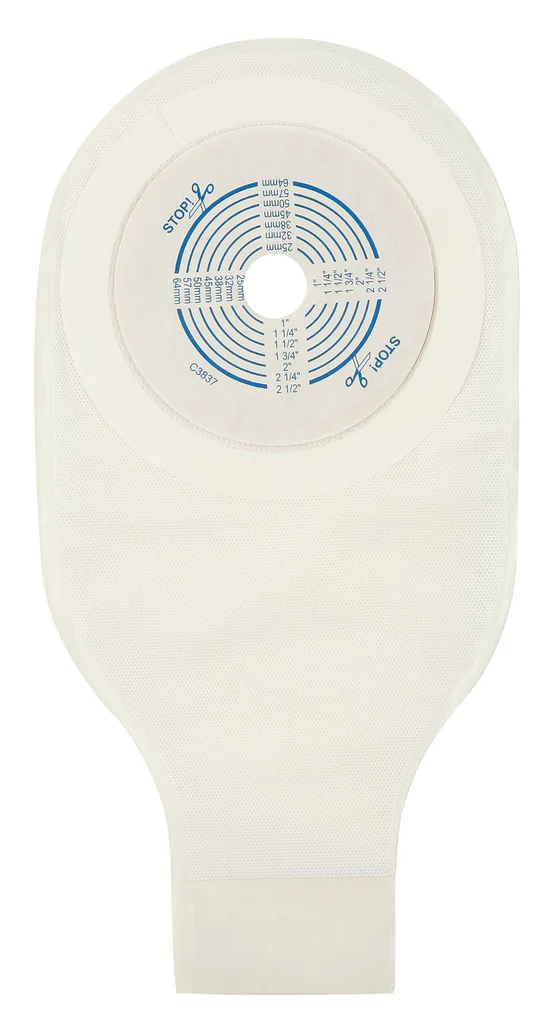 convatec Activelife Flexible Stomahesive 1-Piece Drainable PouchTransparentCut-To-Fit12In Length -Item No.22771, 10 Count