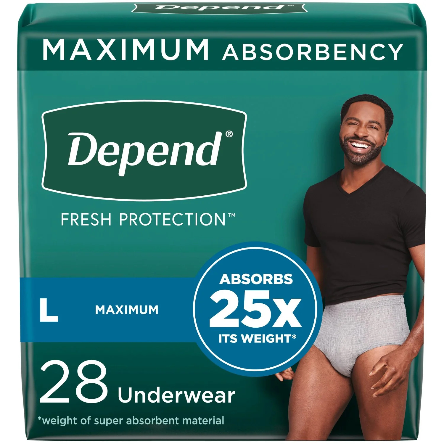 Depend Fresh Protection Adult Incontinence Underwear for Men - Image 15