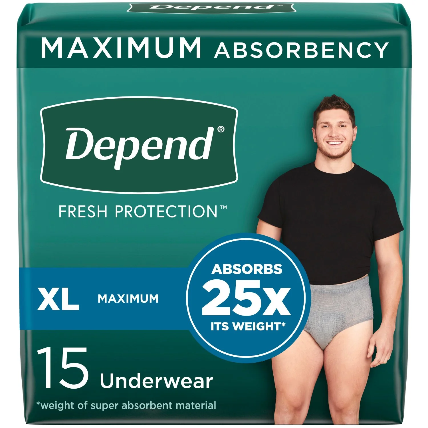 Depend Fresh Protection Adult Incontinence Underwear for Men - Image 22