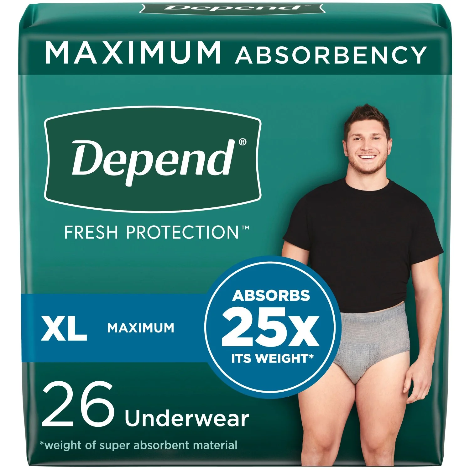 Depend Fresh Protection Adult Incontinence Underwear for Men - Image 29