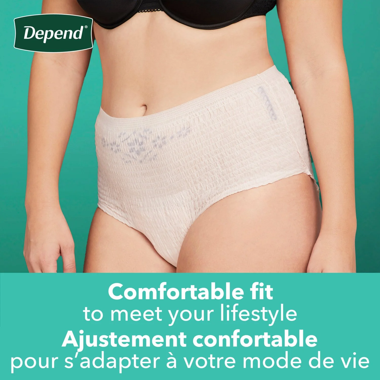 Depend Fresh Protection Adult Incontinence Underwear for Women - Image 13