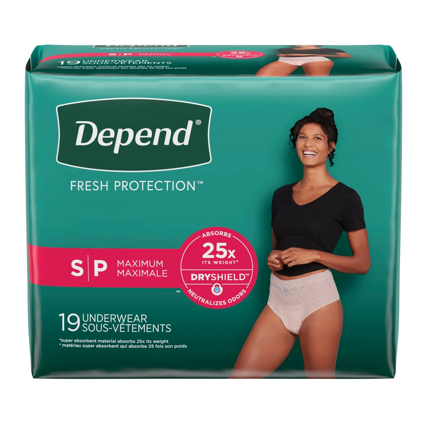 Depend Fresh Protection Adult Incontinence Underwear for Women - Image 16