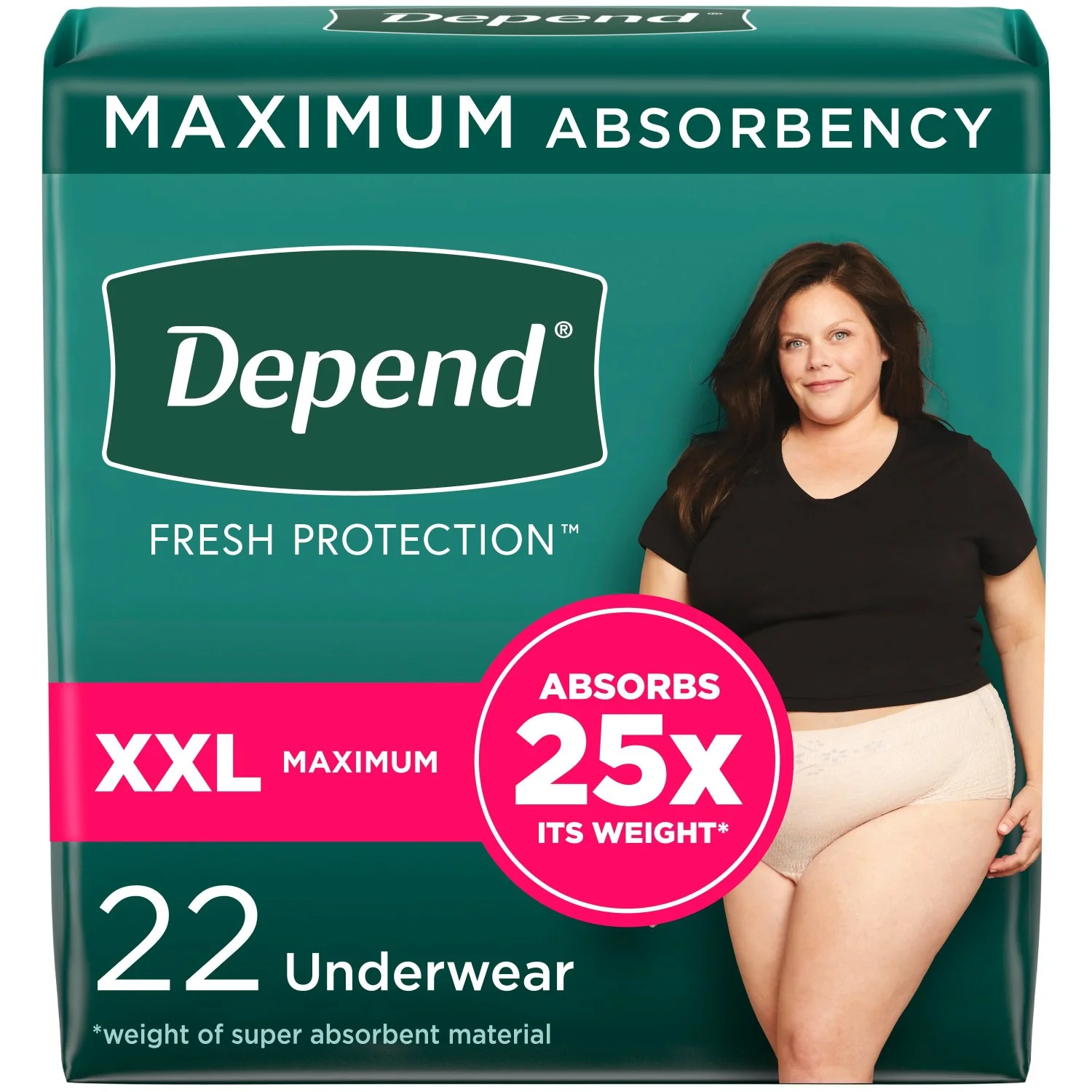 Depend Fresh Protection Adult Incontinence Underwear for Women - Image 22