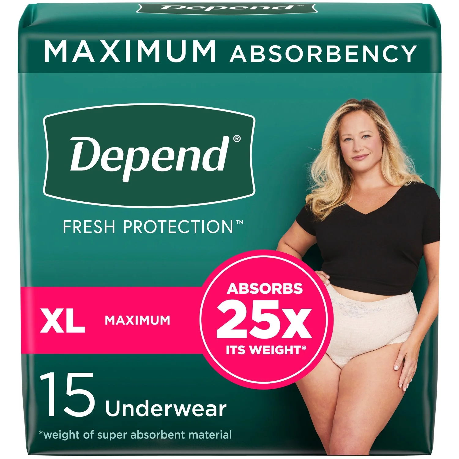 Depend Fresh Protection Adult Incontinence Underwear for Women - Image 8