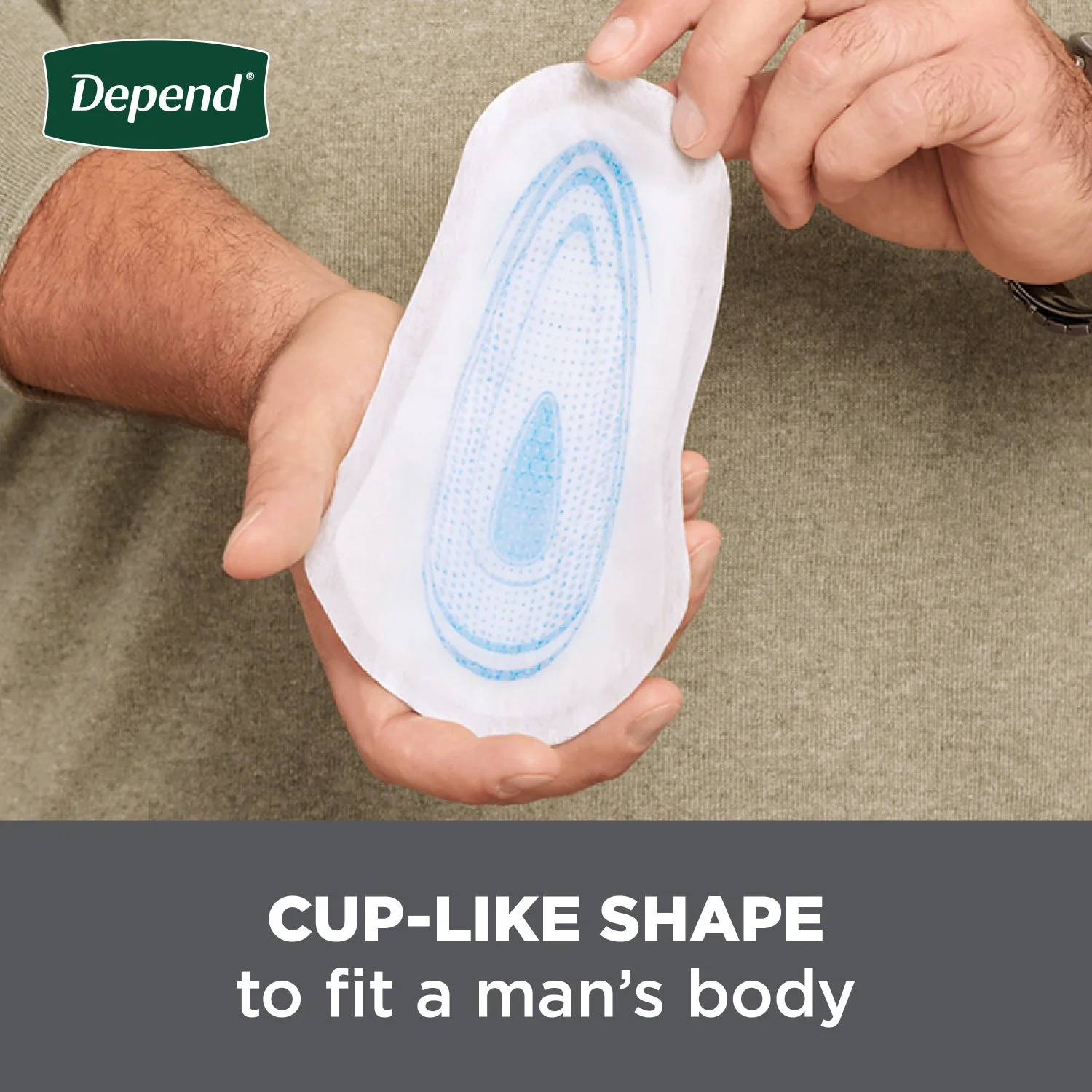 Depend Incontinence Shields for Men, Light Absorbency - Image 3
