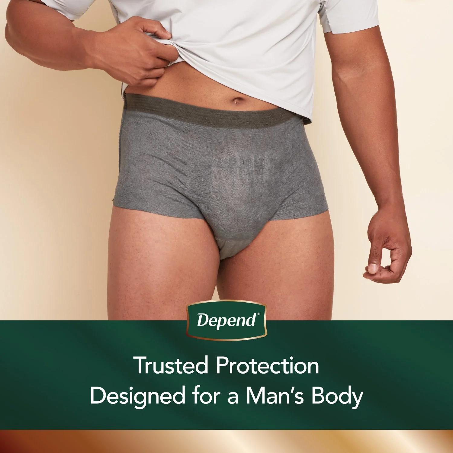 Depend Real Fit Incontinence Underwear for Men, Maximum Absorbency, Grey - Image 4