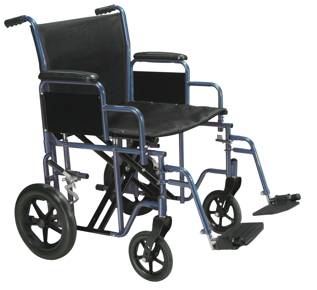 Drive Medical Bariatric Heavy Duty Transport Chair with Swing Away Footrest - Image 3
