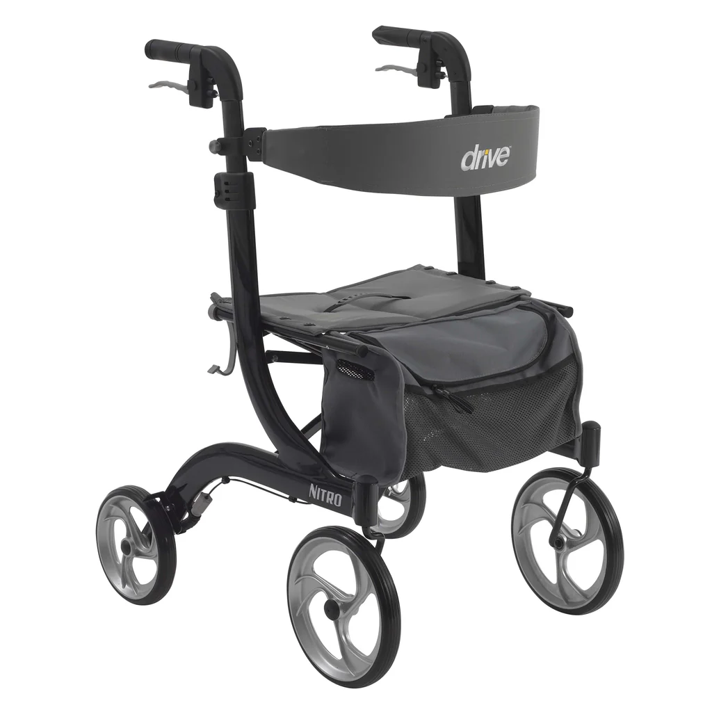 Drive Medical Nitro Euro Style Walker Rollator - Image 7