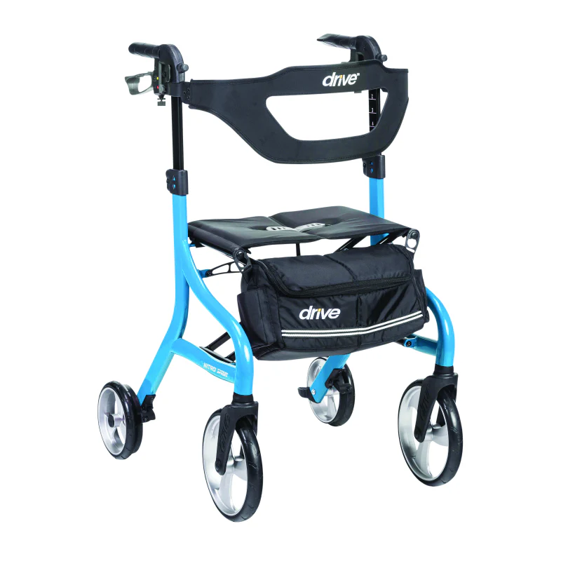 Drive Medical Nitro Sprint Rollator, Blue - Image 2