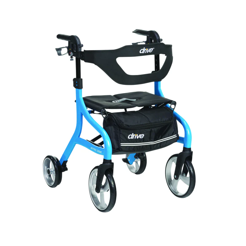 Drive Medical Nitro Sprint Rollator, Blue - Image 3