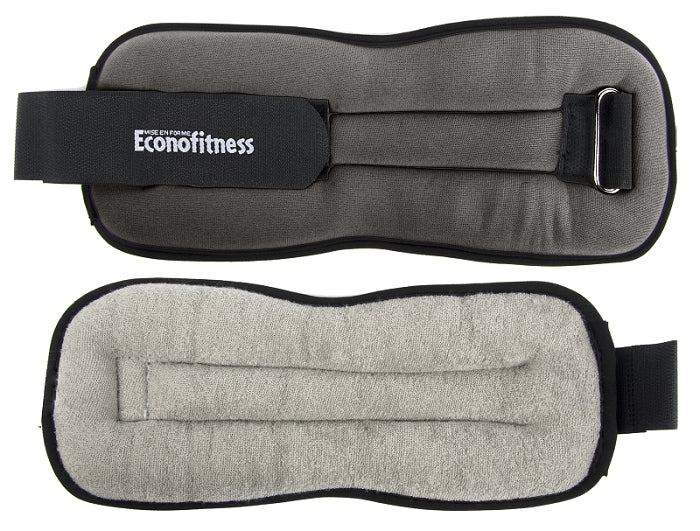 Econofitness 5LB Pair Comfort Fit Ankle Wrist Weights - Image 2