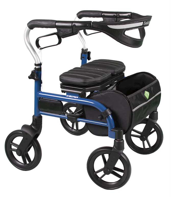 Evolution Trillium Rollator, Chinatown Blue, Mini