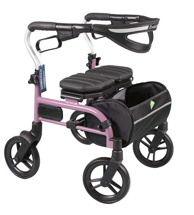Evolution Trillium Rollator, Pink, Mini