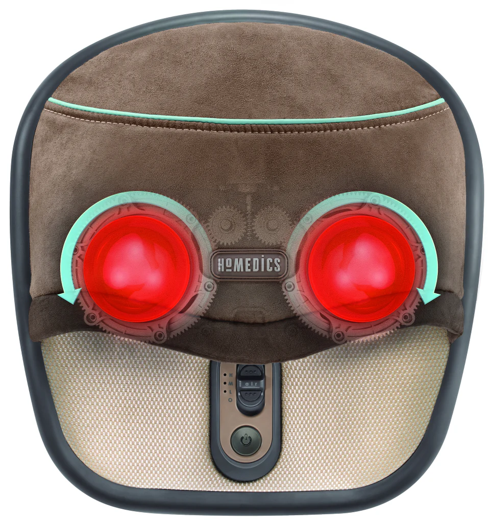 HoMedics Shiatsu & Air Foot Massager With Heat - Image 2