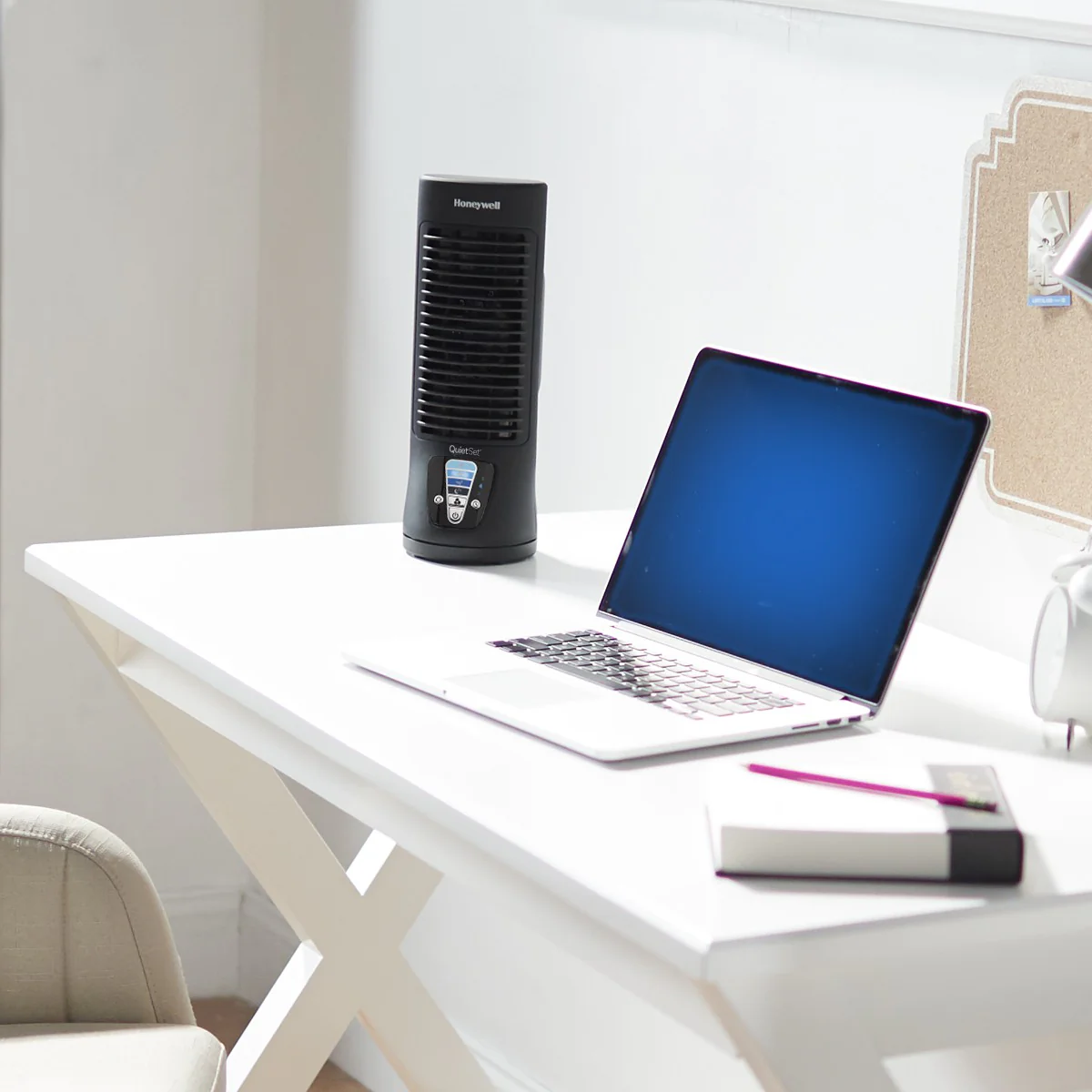 Honeywell QuietSet 4 Oscillating Personal Fan Slim Mini Tower - Image 9