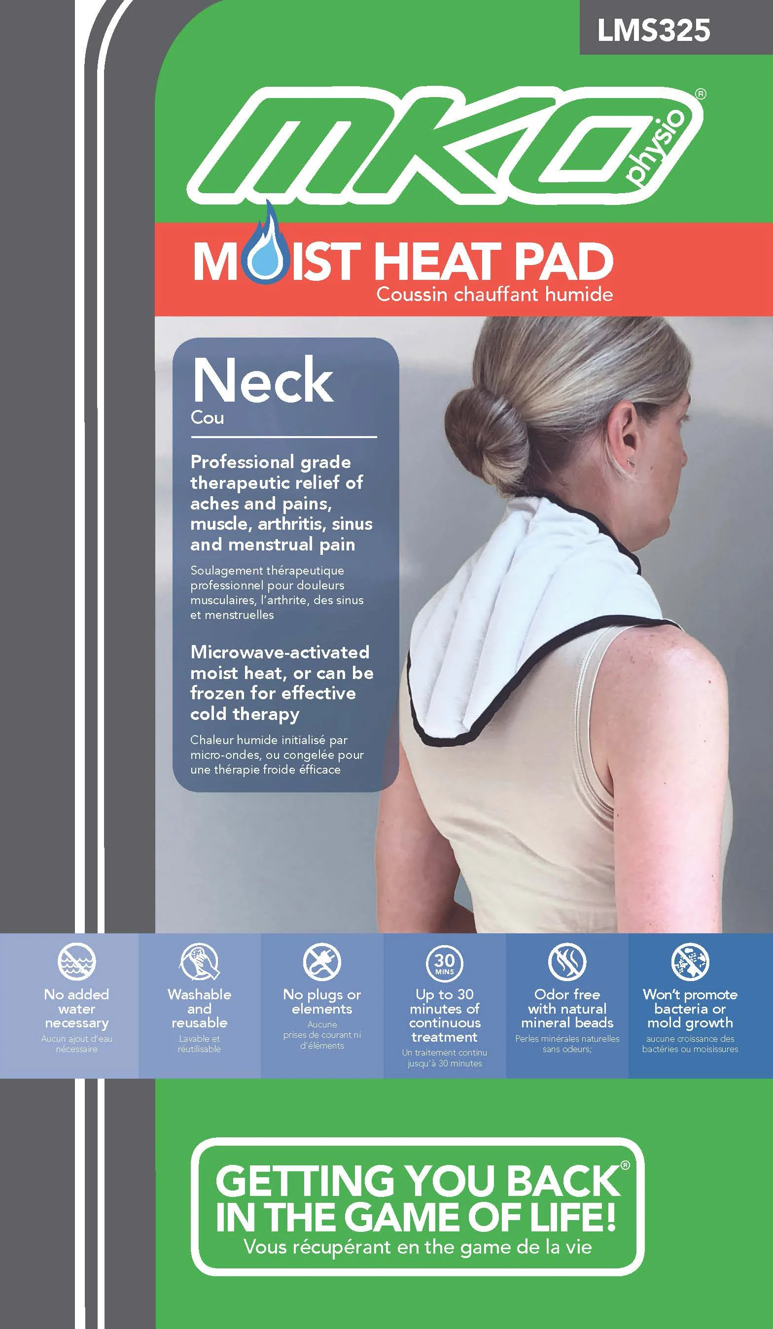 Landmark Medical Systems Inc. Mko Physio Moist Heat Pad Neck