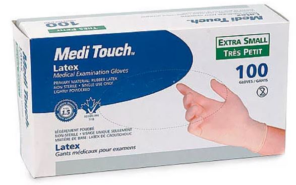 MediTouch Latex Gloves PF - Image 2