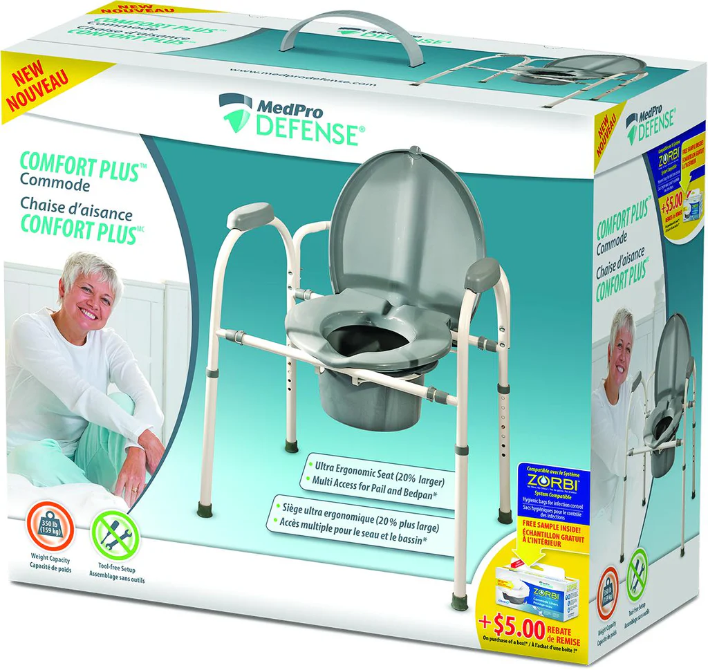 MedPro Defense Comfort Plus Commode