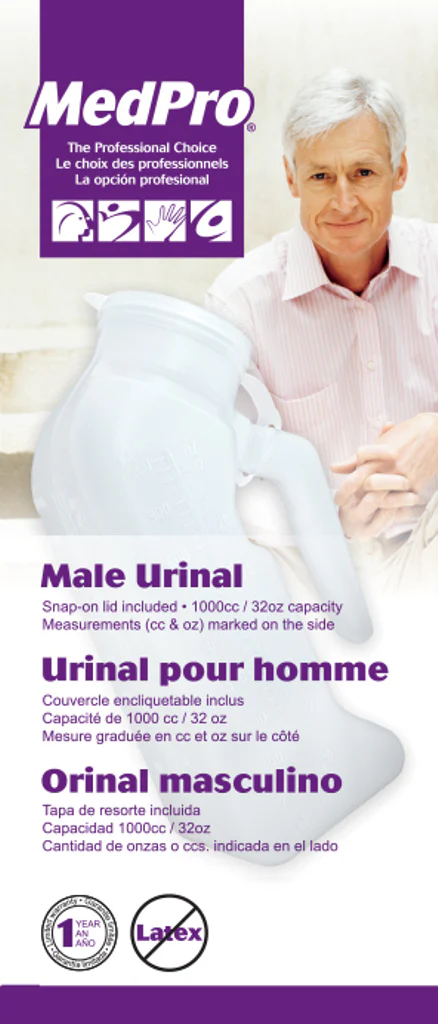 MedPro Medpro Male Urinal with Cover - Image 4