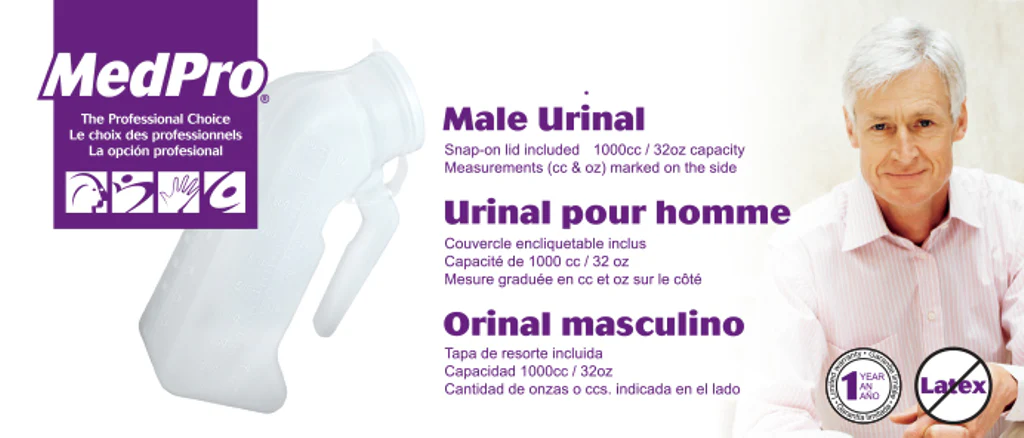 MedPro Medpro Male Urinal with Cover - Image 5