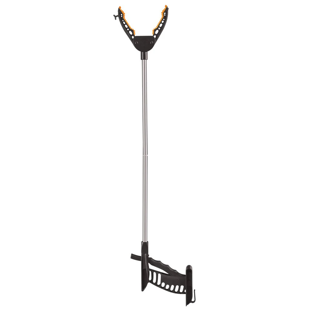 MedPro Ultra Grip Folding Reacher Extender with Rubberized Clamp, Reach Assist Tool for Picking Up Objects