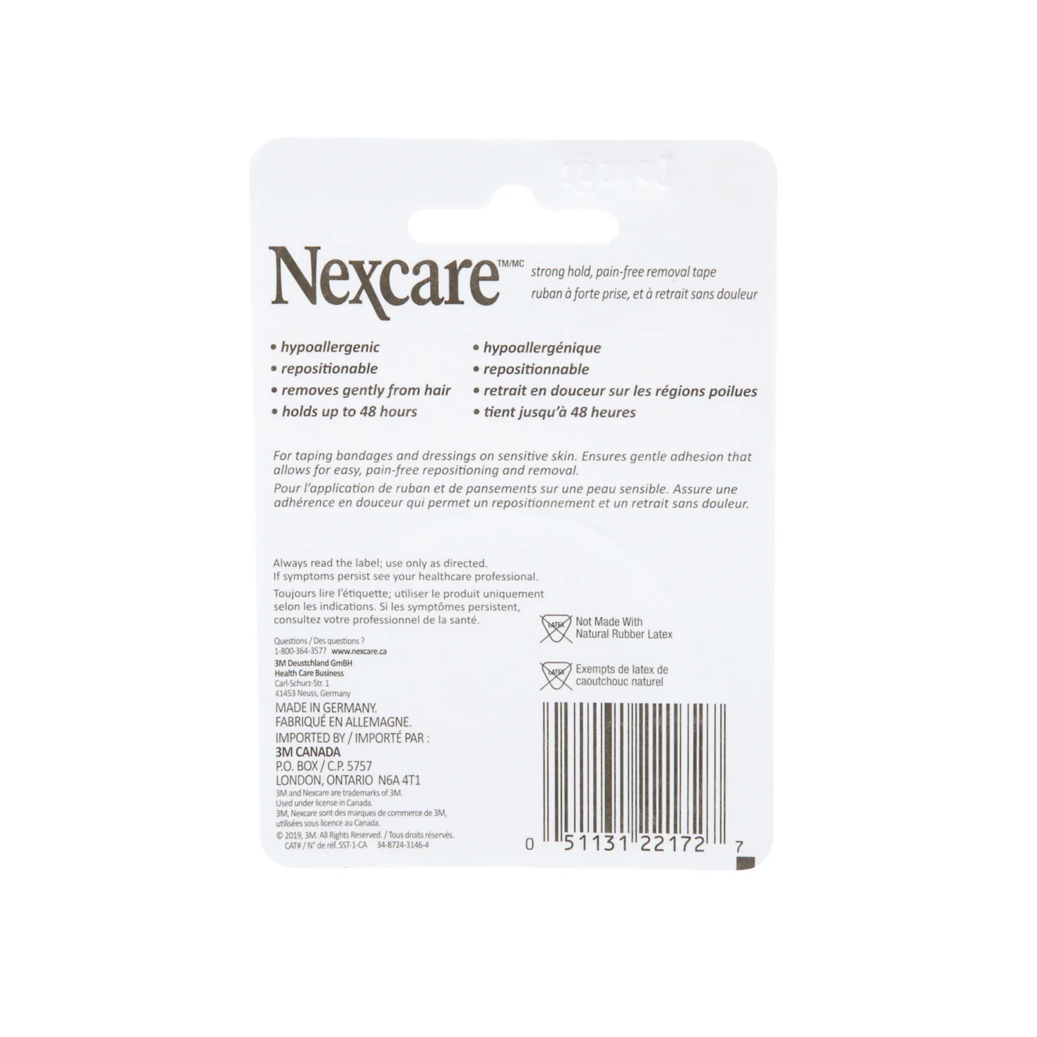 Nexcare Strong Hold, Pain Free, Gentle Removal Tape - Image 2