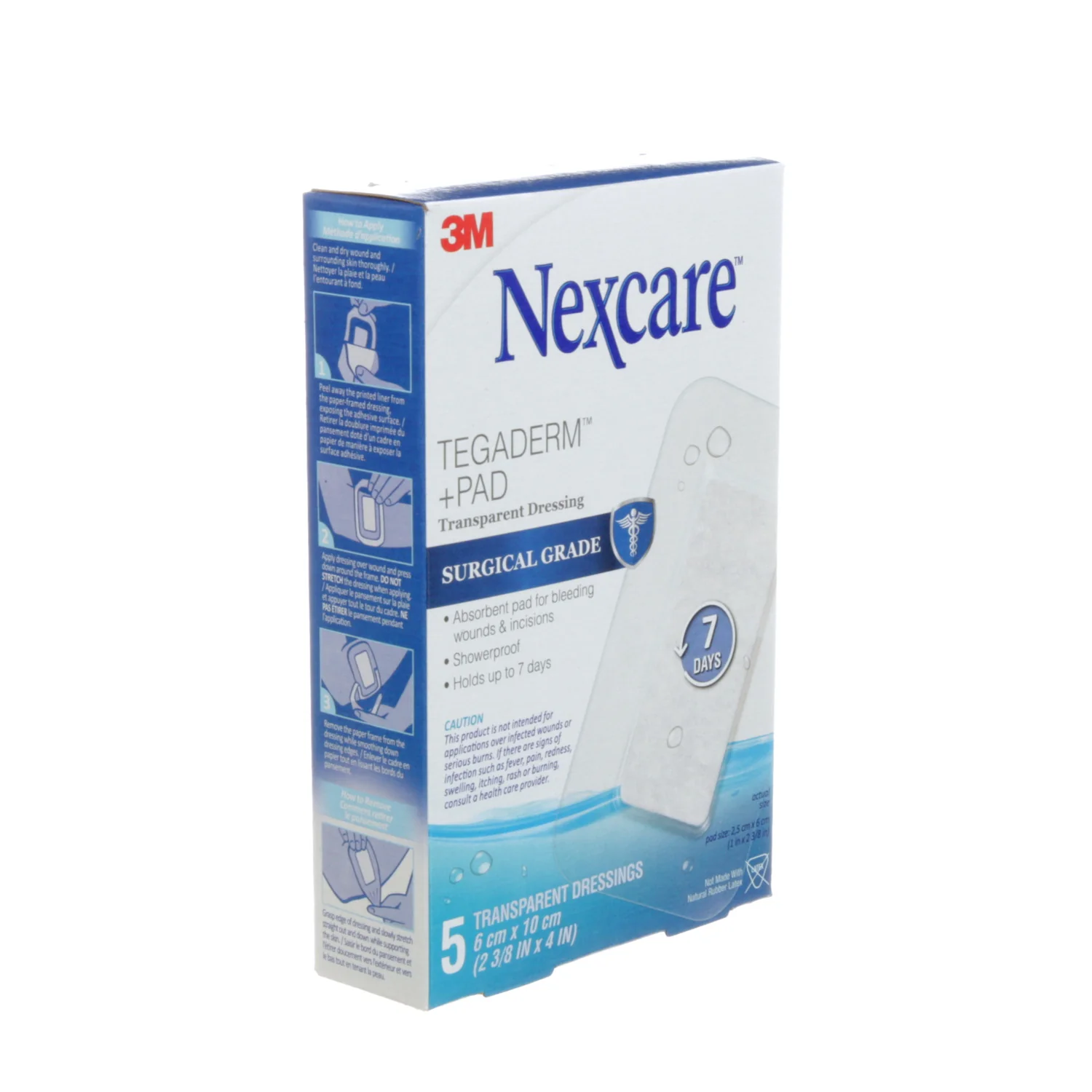 Nexcare Tegaderm +Pad Transparent Dressing, Waterproof - Image 2