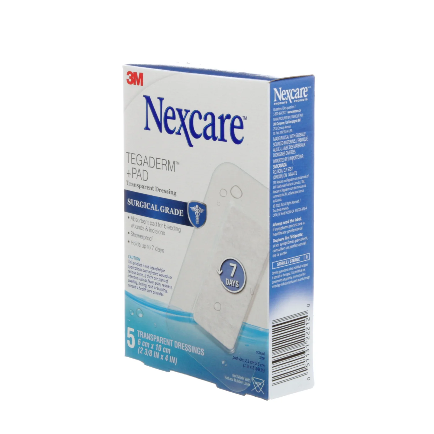 Nexcare Tegaderm +Pad Transparent Dressing, Waterproof - Image 3