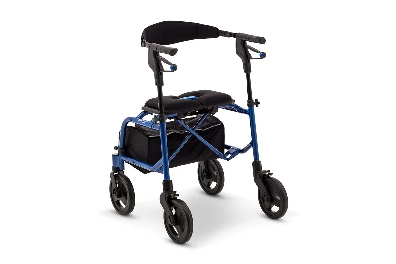 Human Care neXus 3 Rollator, Blue - Image 4