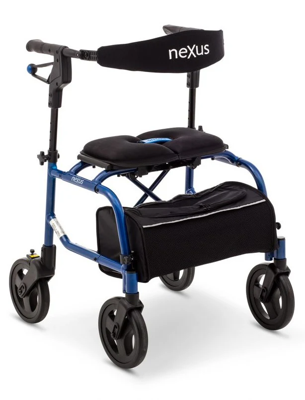Human Care neXus 3 Rollator, Blue - Image 5