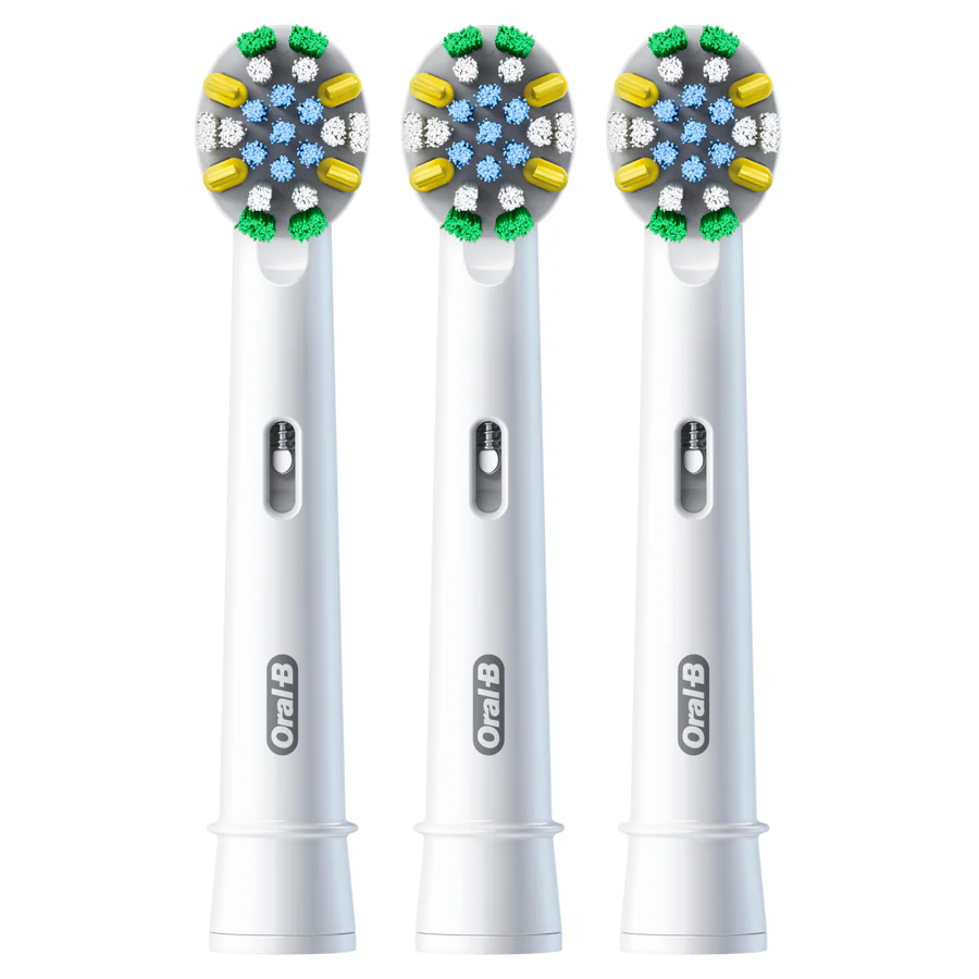 Oral-B FlossAction XFilaments Electric Toothbrush Replacement Brush Heads Refill (3) - Image 2