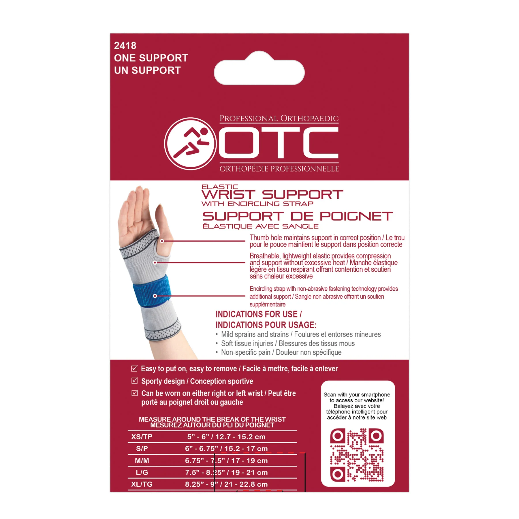 OTC Slip-On Wrist Support - Image 15