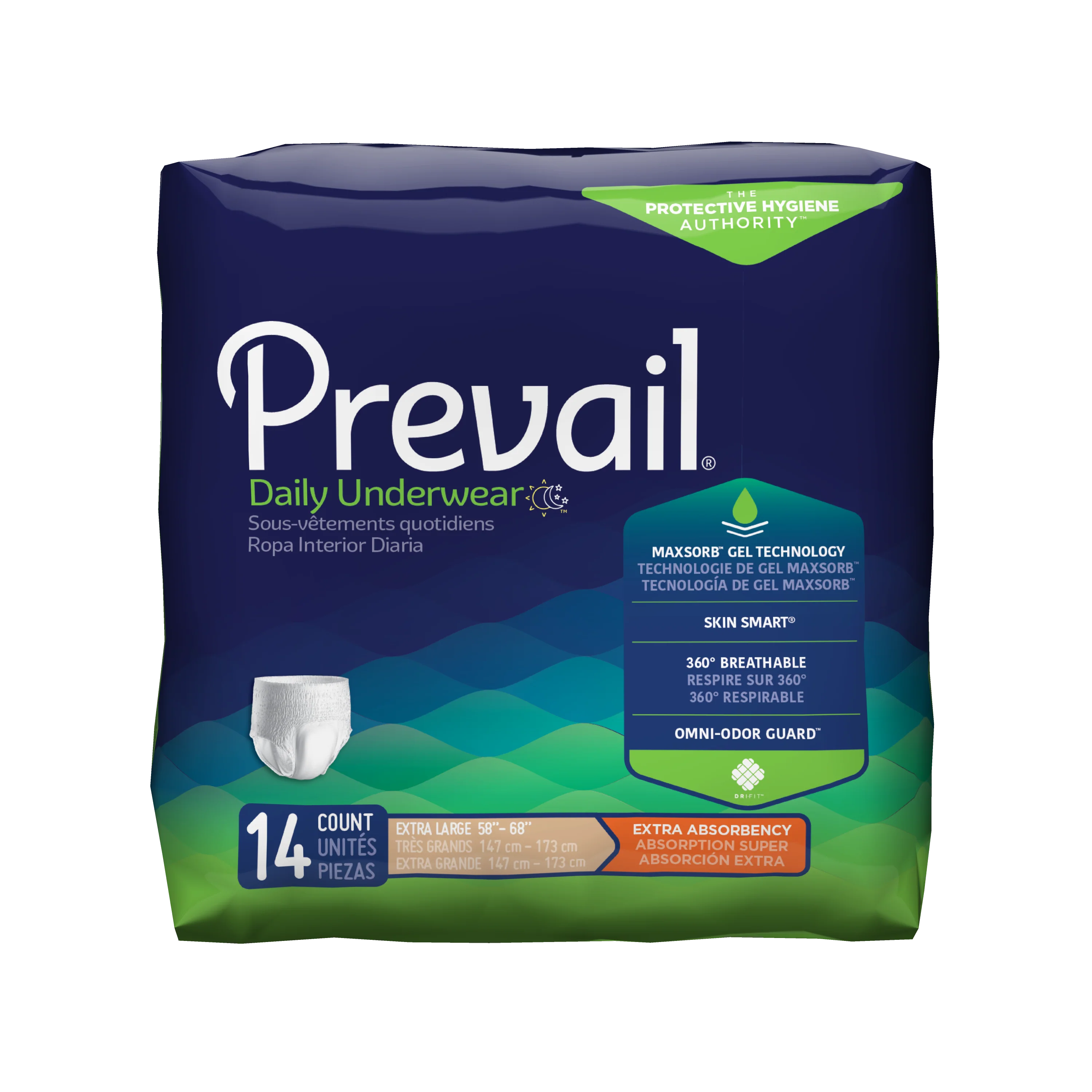 Prevail Pull Up Briefs, Extra Absorbency